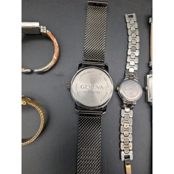 Womens Watches Lot of 7 Timex Geneva - Picture 14 of 16